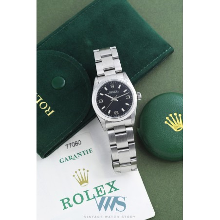 ROLEX (Oyster Perpetual Medium - Black / ref. 77080), vers 2000-01