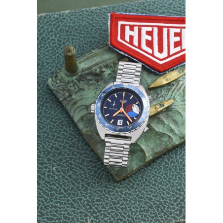 HEUER (Chronographe Skipper Chrono-Matic / 1ère série - Blue / ref. 15640), vers 1976/77