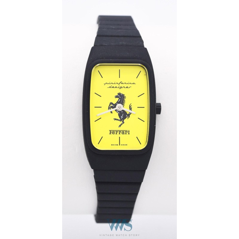 PININFARINA PADDOCK By Orfina (Montre pour FERRARI - Lady Jaune By Orfina / ref. 7019N), vers 1985