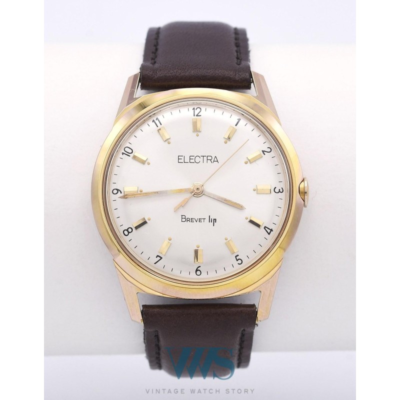 ELECTRA brevet Lip (Classic plaqué or - Electro-Mecanique / ref. 42844), vers 1973