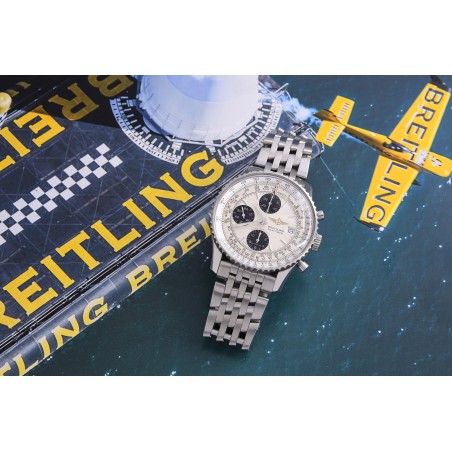 BREITLING (Chronographe Old Navitimer II - Panda Silver / Série Spéciale Breitling Fighters / ref. A13330), vers 2002