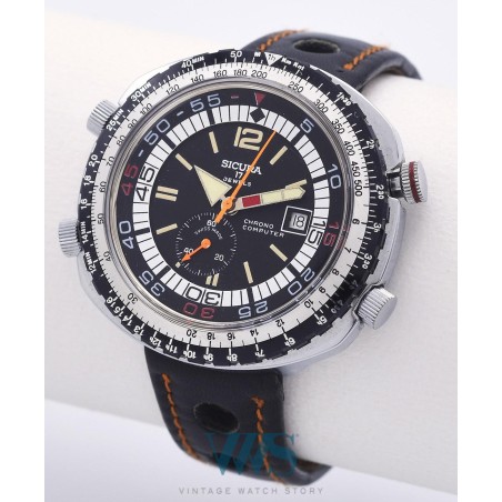 SICURA (Chronographe Sport - Chrono Computer), vers 1970