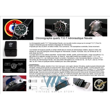T.O.T (Chronographe Type Aéronautique Navale / Membre d'équipage - N° 150 / 150 pièces), Projet 2008