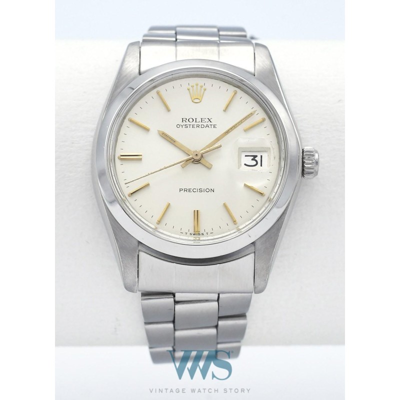 ROLEX (OysterDate Précision - Silver / ref. 6694), vers 1976/77