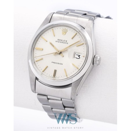 ROLEX (OysterDate Précision - Silver / ref. 6694), vers 1976/77