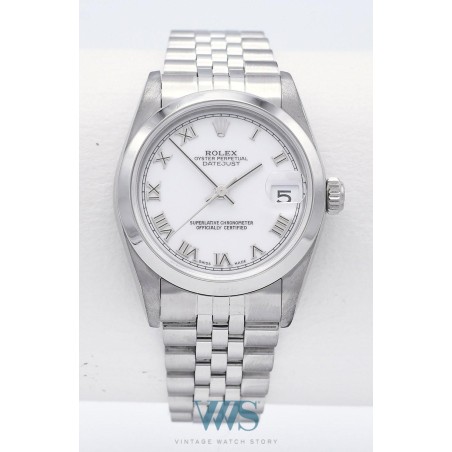 ROLEX (Oyster Perpetual Datejust Medium 31 - White Romaine / ref. 78240), vers 2001/02