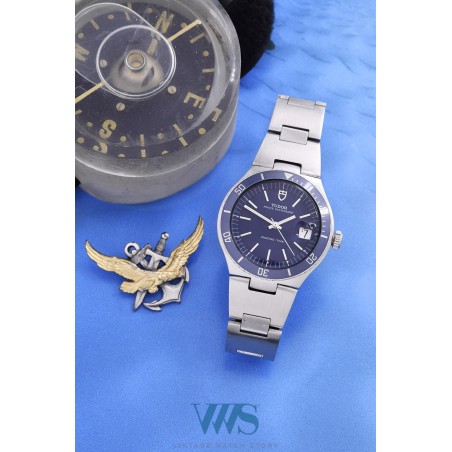 TUDOR (Prince OysterDate Chrono-Time - Blue / ref. 9121/0), vers 1974