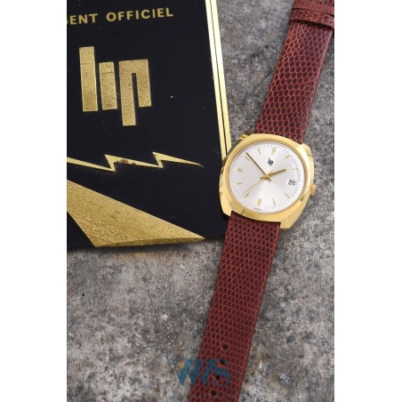 LIP (Tonneau sport / Plaqué or - Mécanique / ref. 42886), vers 1973