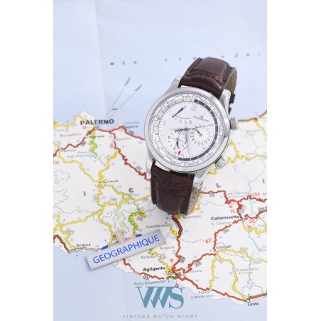 JAEGER-LeCOULTRE (Master World - Geographic GT / Acier / ref. 146.8.32 S / Q1528420), vers 2007