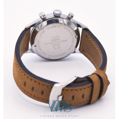 SOLVIL & TITUS (Chronographe Tricompax / Panda grey / ref. 8415), vers 1965