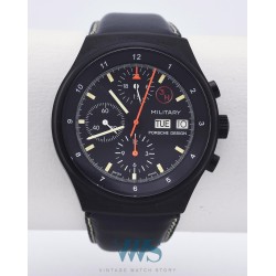 PORSCHE DESIGN (Chronographe Military Black / OTAN / ref. 7177), vers 1980