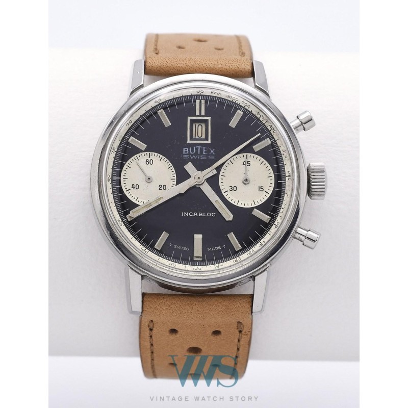 BUTEX by BWC (Chronographe Driver - Incabloc Grande Date / Black / ref. 983000), vers 1965