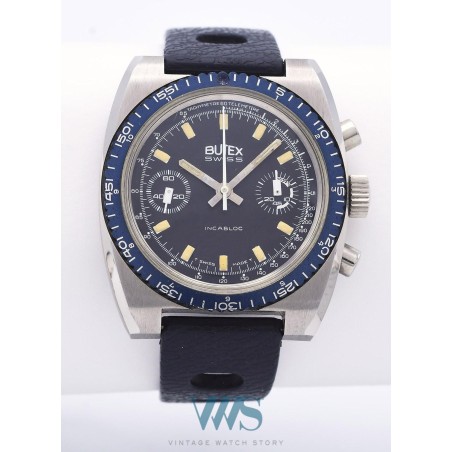 BUTEX by BWC (Chronographe Military - Incabloc 20 ATU / ref. 953011), vers 1972