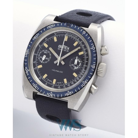 BUTEX by BWC (Chronographe Military - Incabloc 20 ATU / ref. 953011), vers 1972