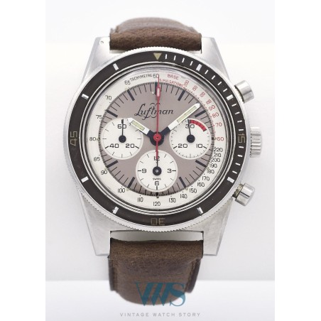 LUFTMAN by EXCELSIOR PARK (Chronographe Tri-Compax Sport - Chocolat numéroté), vers 1965