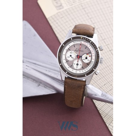 LUFTMAN by EXCELSIOR PARK (Chronographe Tri-Compax Sport - Chocolat numéroté), vers 1965