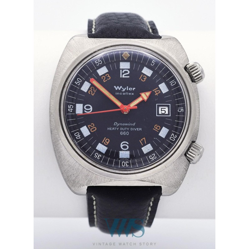 WYLER Vetta (Dynawind Heaty Duty Diver 660 - Super Compressor / ref. 4109D-1338), vers 1969 WYLER Vetta (Dynawind Heaty Duty Diver 660 - Super Compressor / ref. 4109D-1338), vers 1969