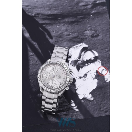 OMEGA (Chronographe Speedmaster Automatic Day-Date Silver / ref. 175.0084 / 375.0084), vers 1998