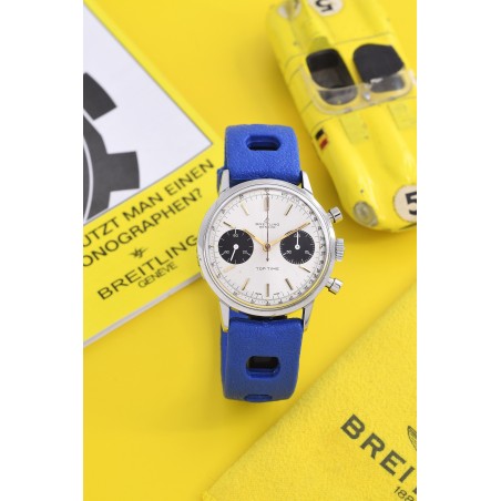 BREITLING (Chronographe Top Time - Panda / Index or / ref. 2002), vers 1969
