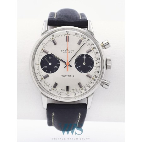 BREITLING (Chronographe Top Time / Trotteuse orange - Panda Silver / Black / ref. 2002-33), vers 1969