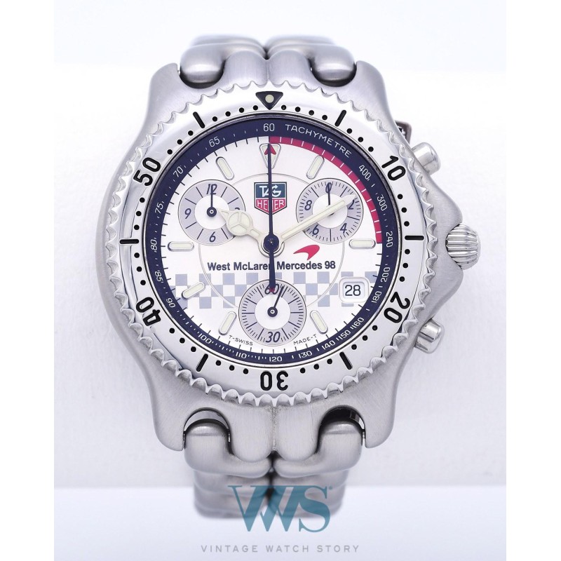 TAG HEUER (Chronographe pilote Kirium Ti5- Edition Limited McLaren F1 / ref. CG 1117.BA0473), vers 1998